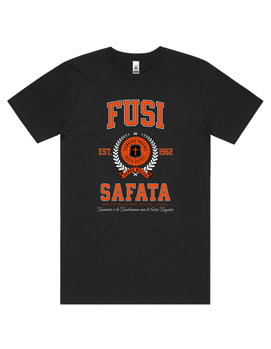 Fusi Safata Varsity Tee 5050 - AS Colour - Orange Print