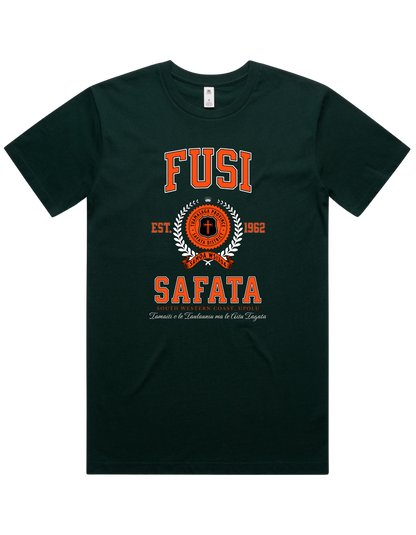 Fusi Safata Varsity Tee 5050 - AS Colour - Orange Print