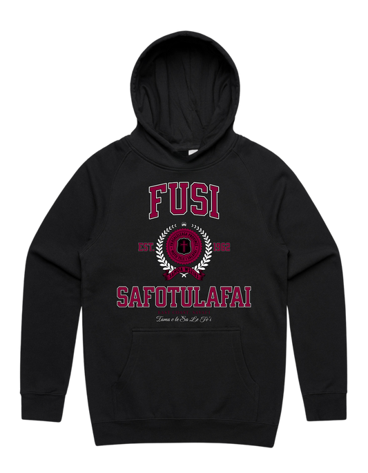 Fusi Safotulafai Varsity Hood 5101 - AS Colour - Wine Print