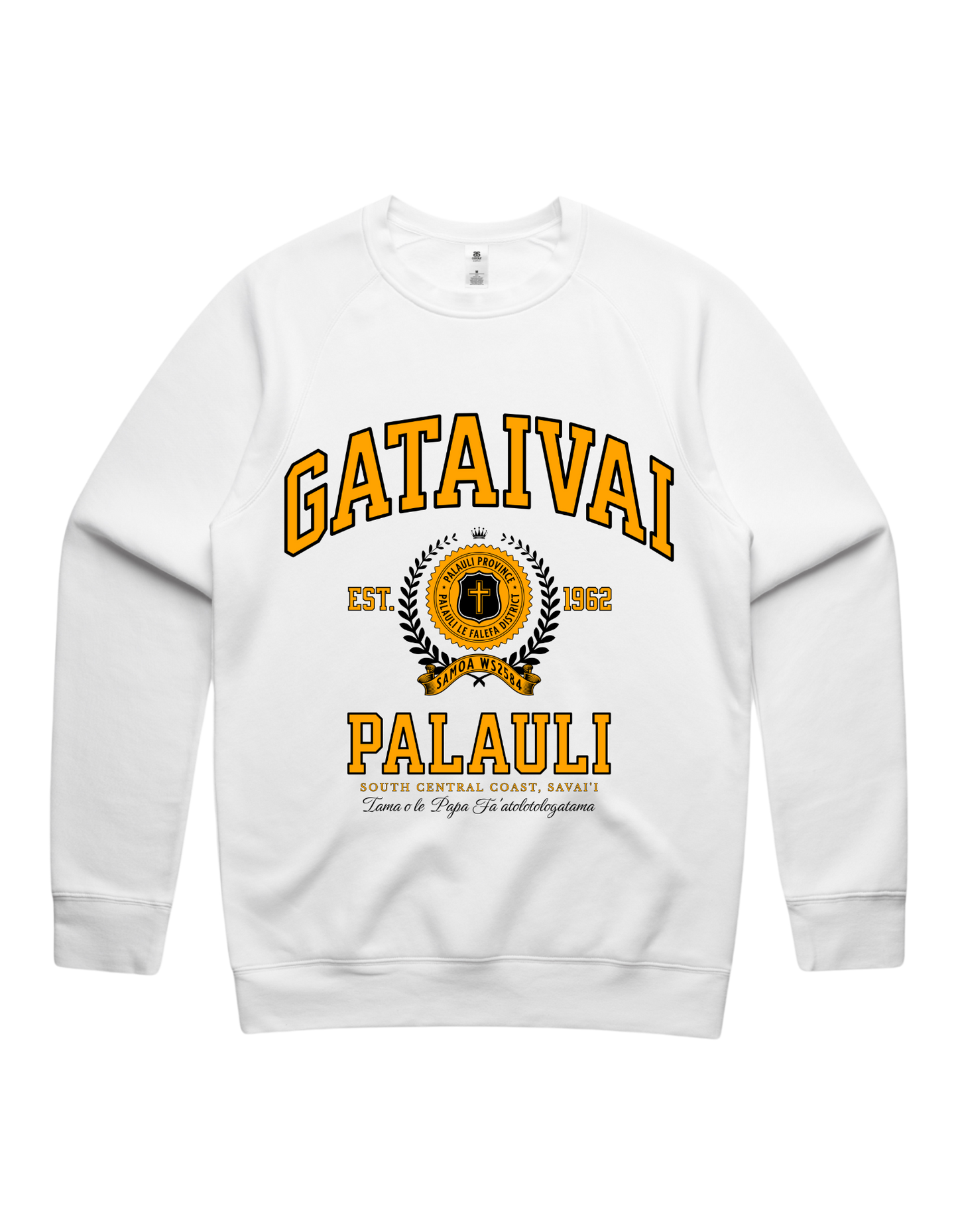 Gataivai Varsity Crewneck 5100 - AS Colour - Gold Print