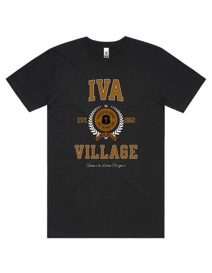 Iva Varsity Tee 5050 - AS Colour - Brown Print