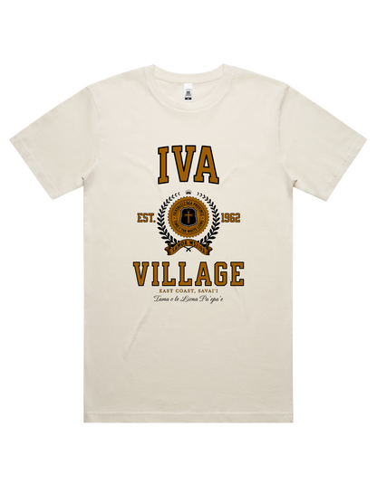 Iva Varsity Tee 5050 - AS Colour - Brown Print