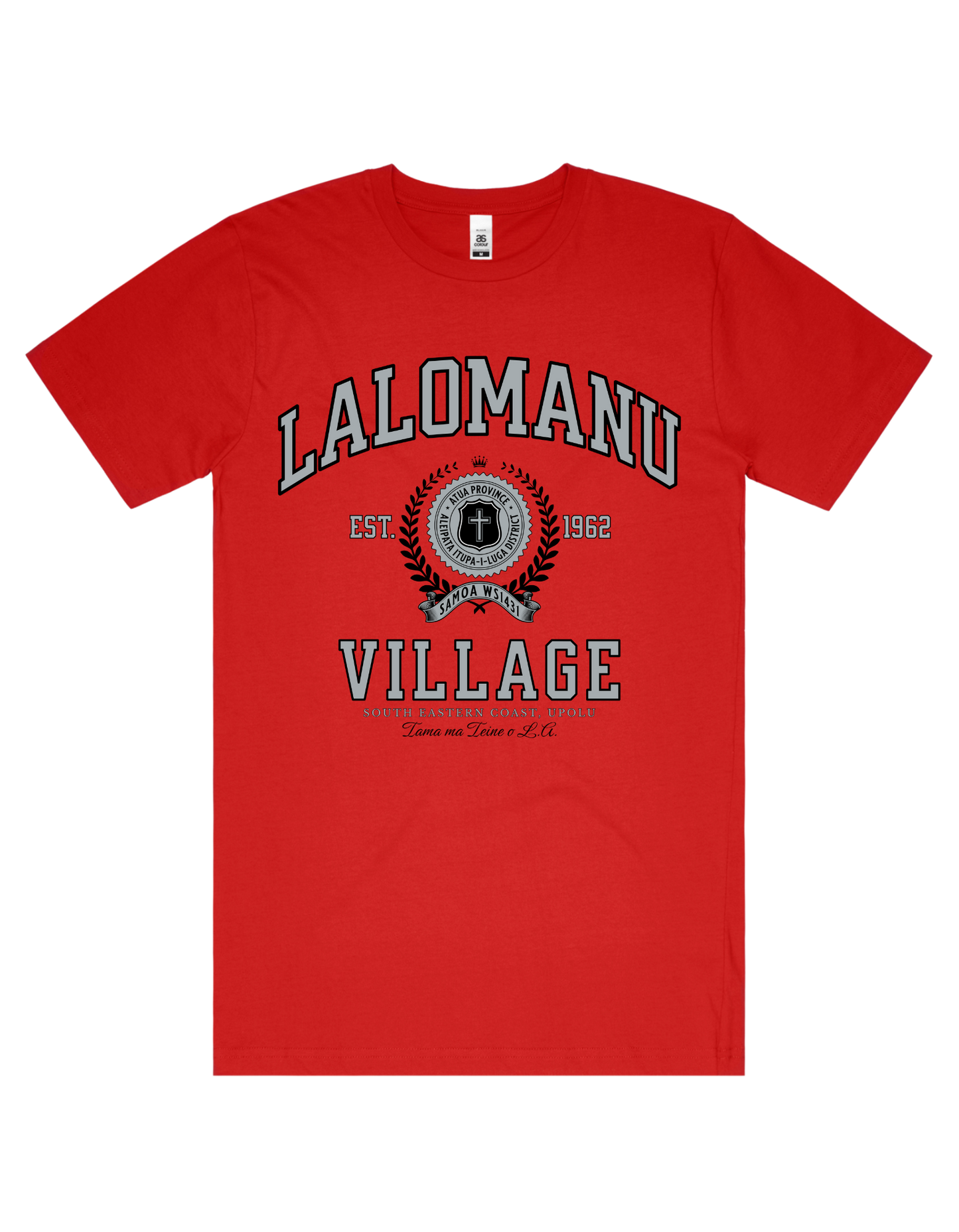 Lalomanu Varsity Tee 5050 - AS Colour