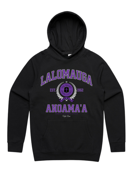 Lalomauga Varsity Hood 5101 - AS Colour - Purple Print