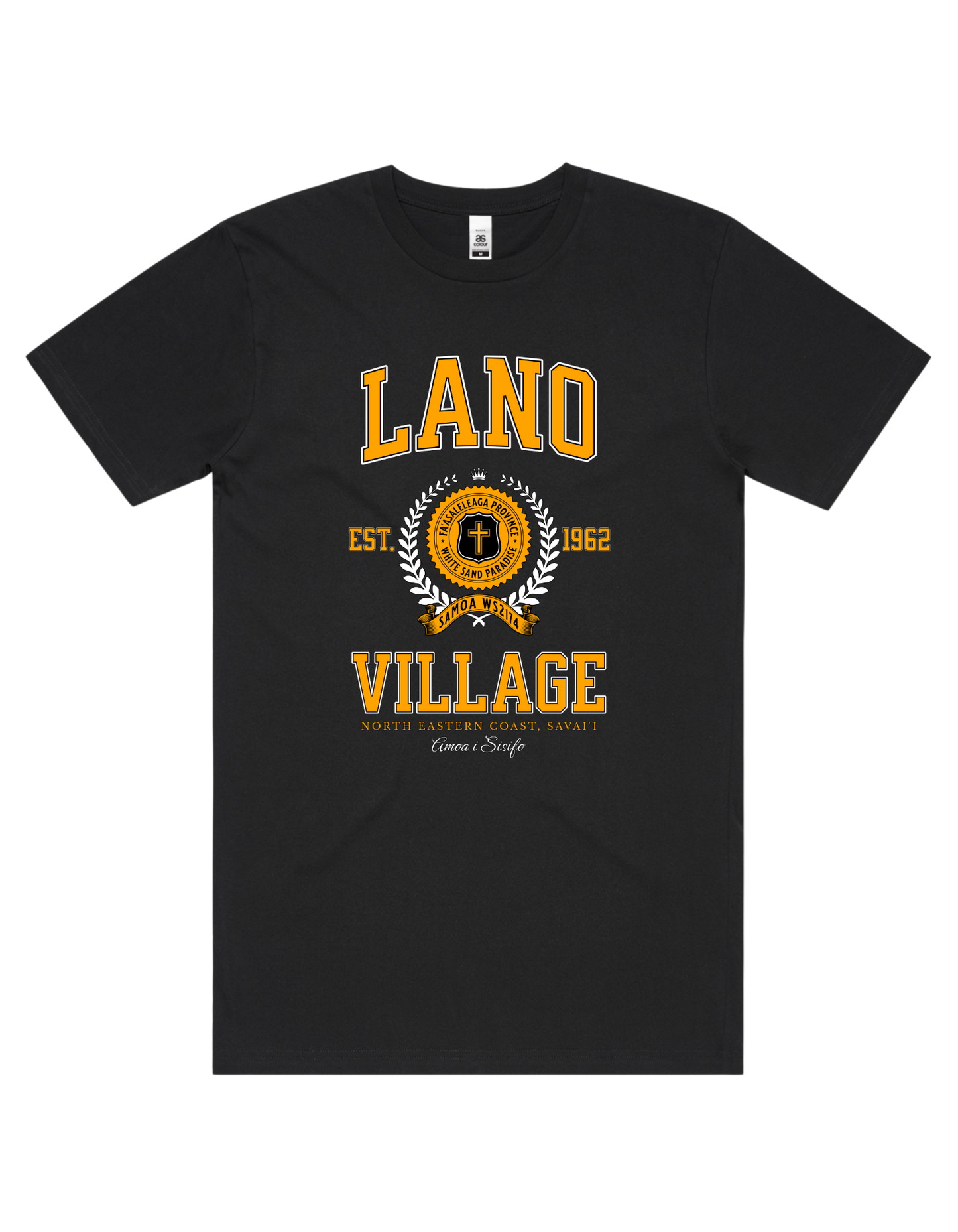 Lano Varsity Tee 5050 - AS Colour - Gold Print