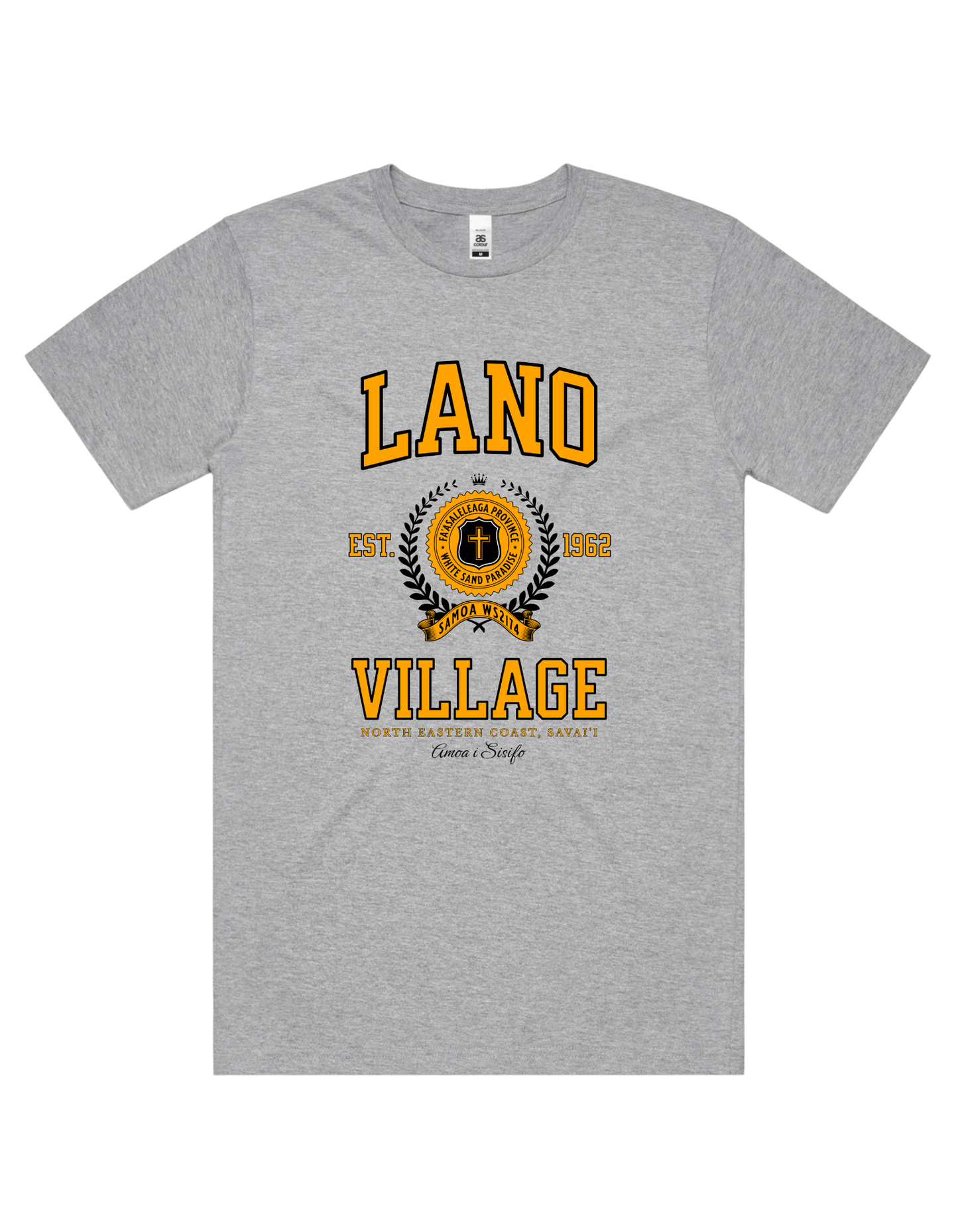 Lano Varsity Tee 5050 - AS Colour - Gold Print