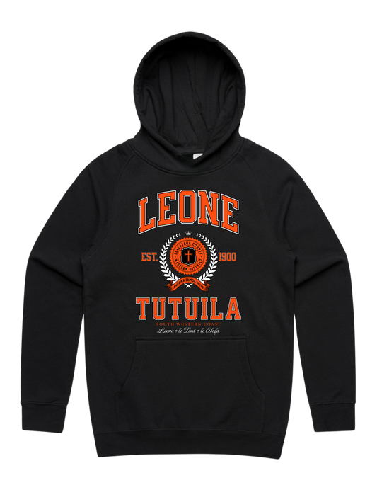 Leonē AM Samoa Varsity Hood 5101 - AS Colour - Orange Print