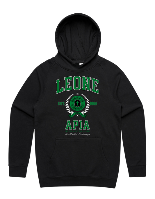 Leone Apia Varsity Hood 5101 - AS Colour - Green Print