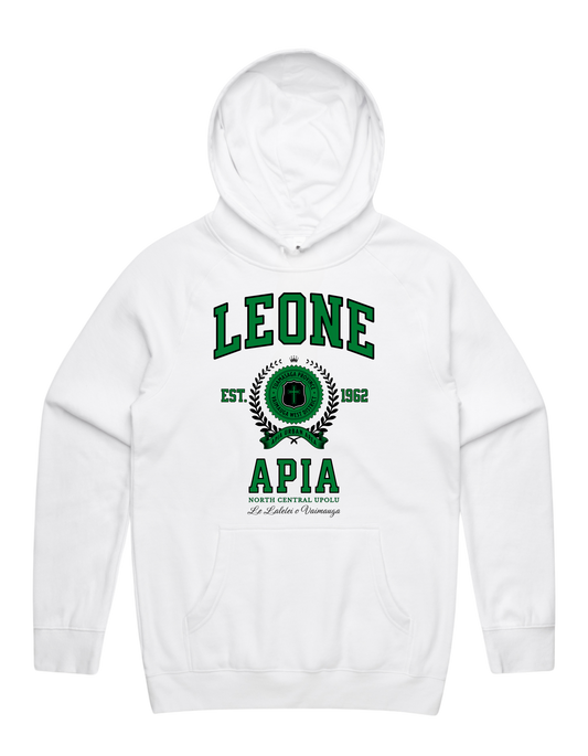 Leone Apia Varsity Hood 5101 - AS Colour - Green Print
