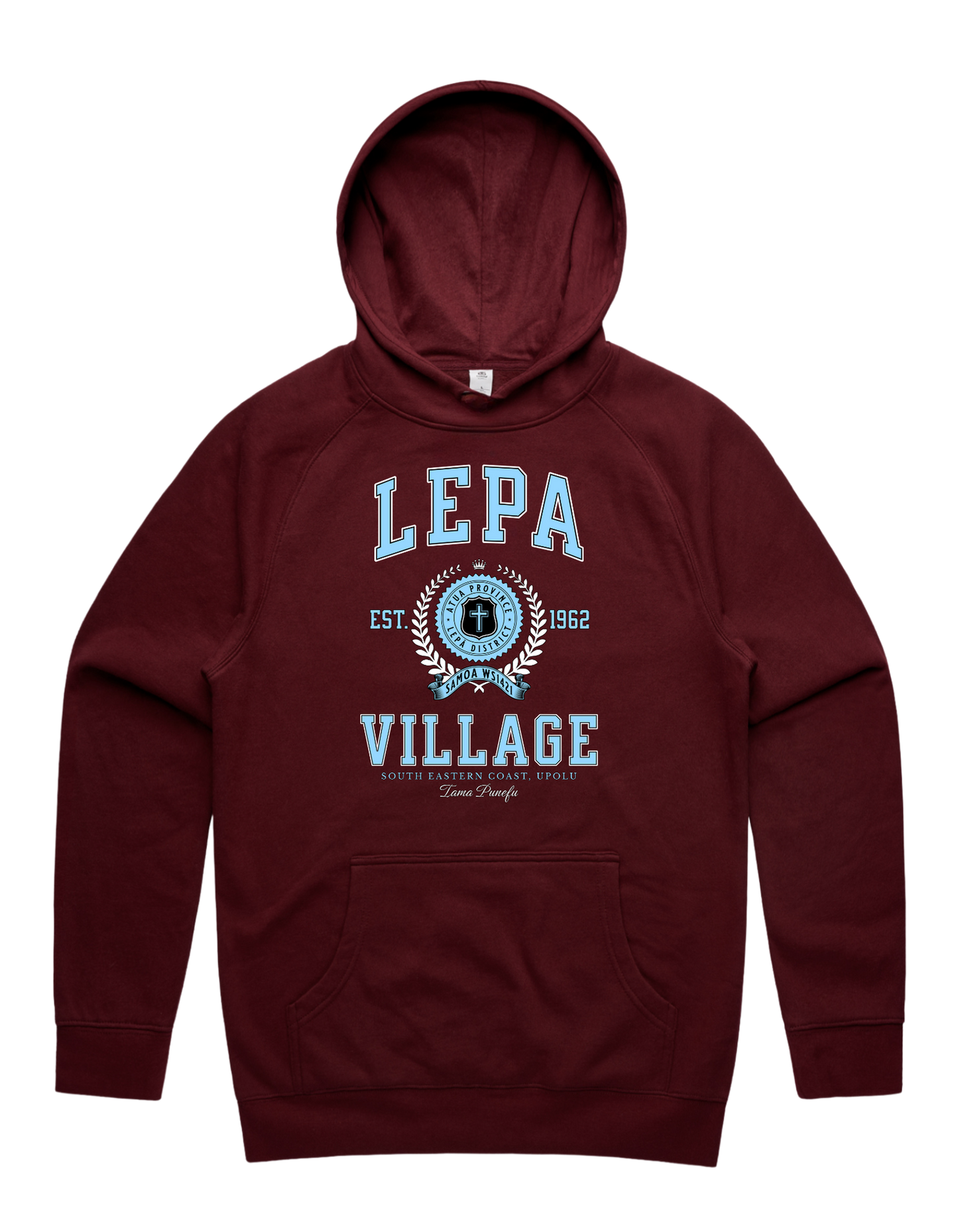 Lepā Varsity Hood 5101 - AS Colour - Sky Blue Print