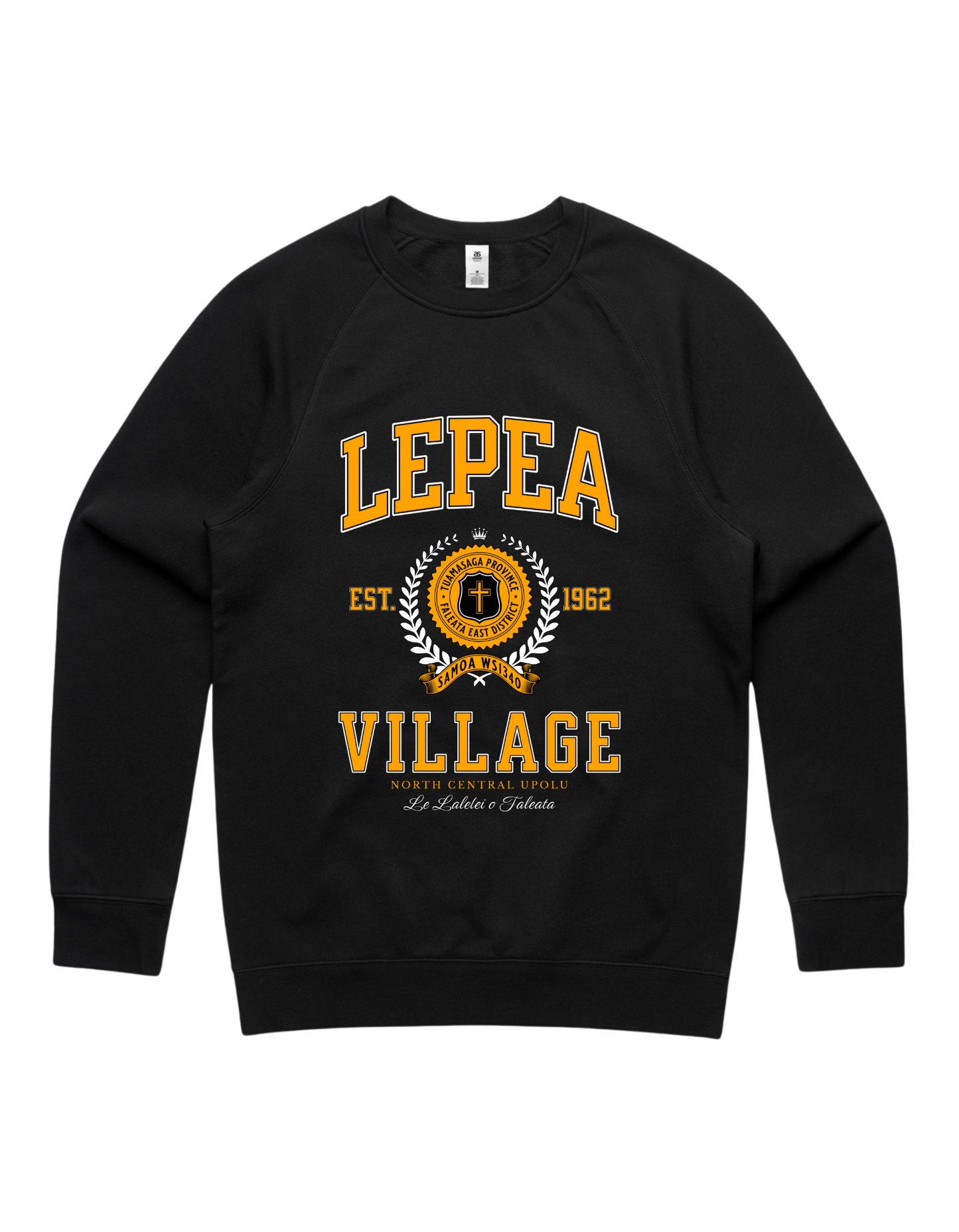 Lepea Varsity Crewneck 5100 - AS Colour - Gold Print