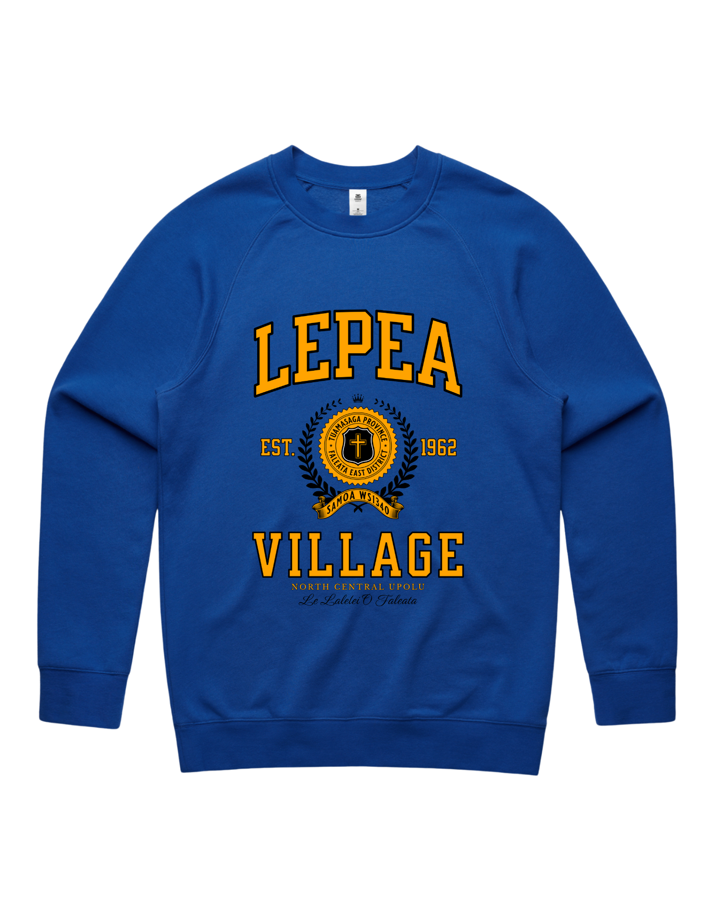 Lepea Varsity Crewneck 5100 - AS Colour - Gold Print