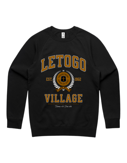 Letogo Varsity Crewneck 5100 - AS Colour - Brown Print