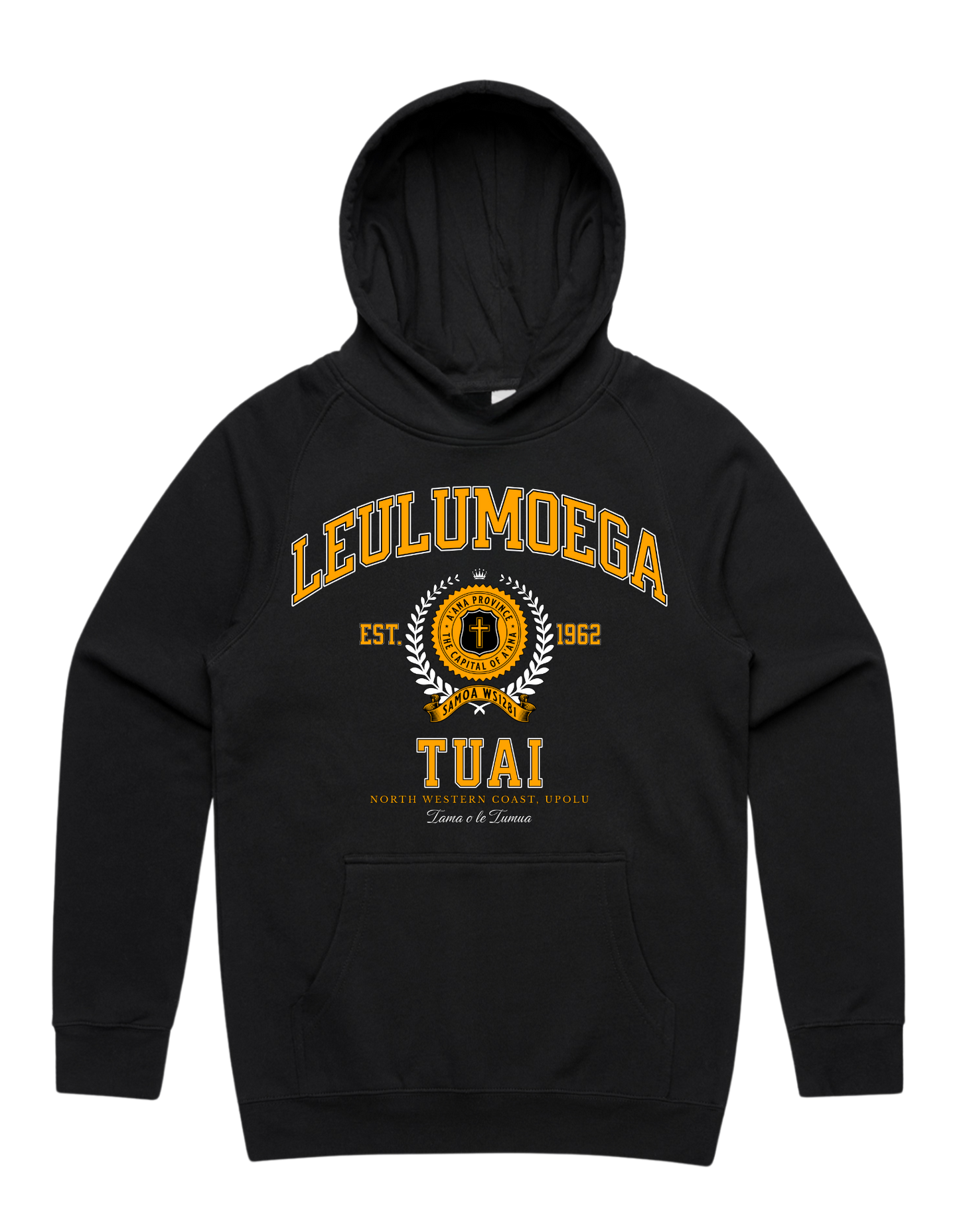 Leulumoega Tuai Varsity Hood 5101 - AS Colour - Gold Print