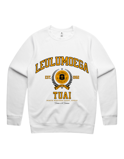 Leulumoega Tuai Varsity Crewneck 5100 - AS Colour - Gold Print