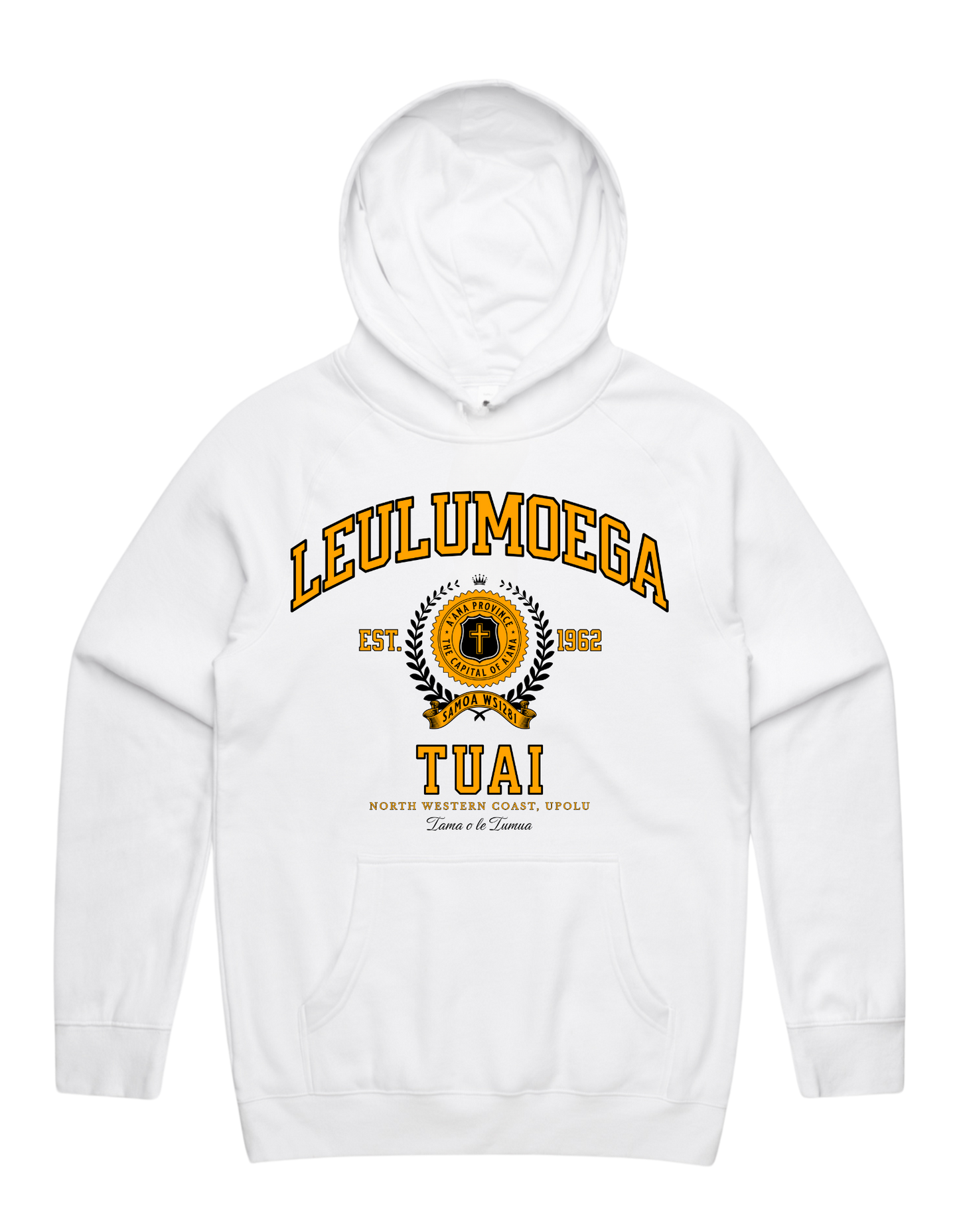 Leulumoega Tuai Varsity Hood 5101 - AS Colour - Gold Print