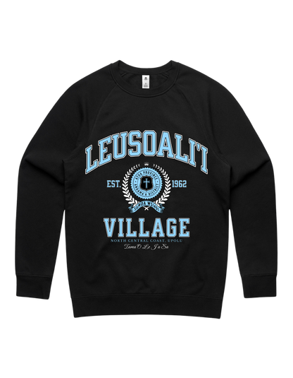 Leusoali'i Varsity Crewneck 5100 - AS Colour - Sky Blue Print