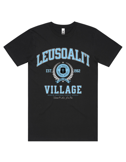 Leusoali'i Varsity Tee 5050 - AS Colour - Sky Blue Print