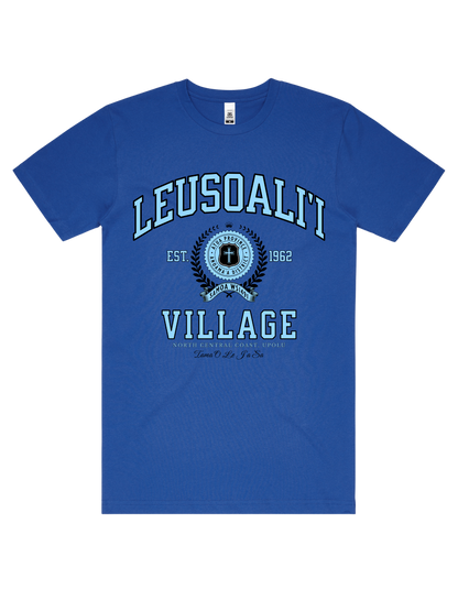 Leusoali'i Varsity Tee 5050 - AS Colour - Sky Blue Print