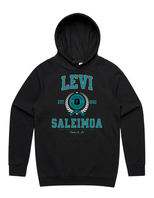 Levi Saleimoa Varsity Hood 5101 - AS Colour - Aqua Print