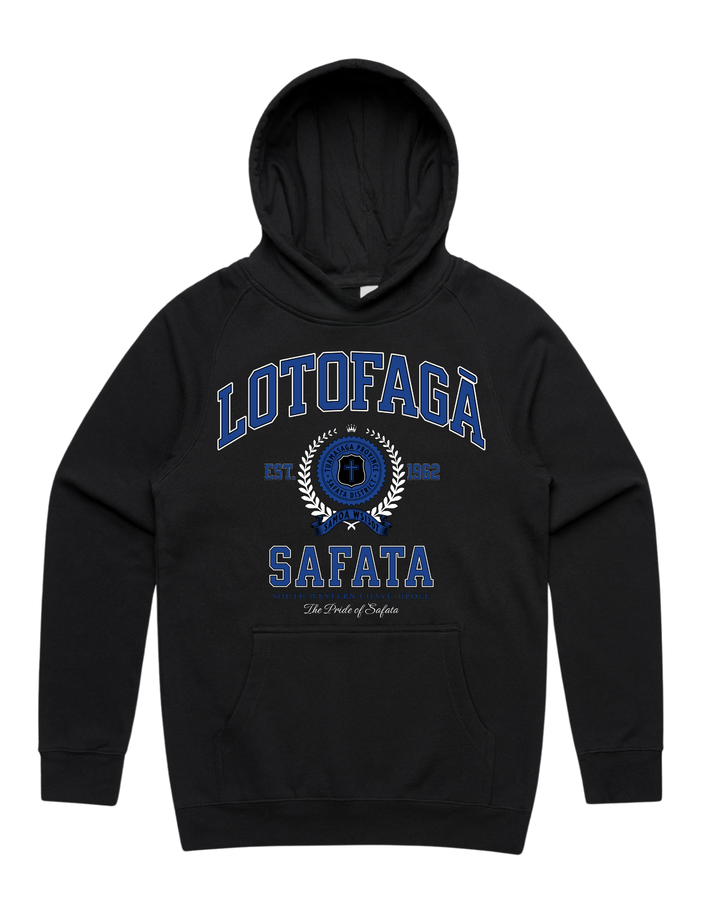 Lotofagā Safata Varsity Hood 5101 - AS Colour - Mid Blue Print