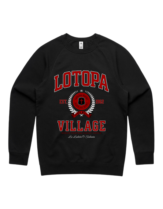 Lotopa Varsity Crewneck 5100 - AS Colour - Red Print