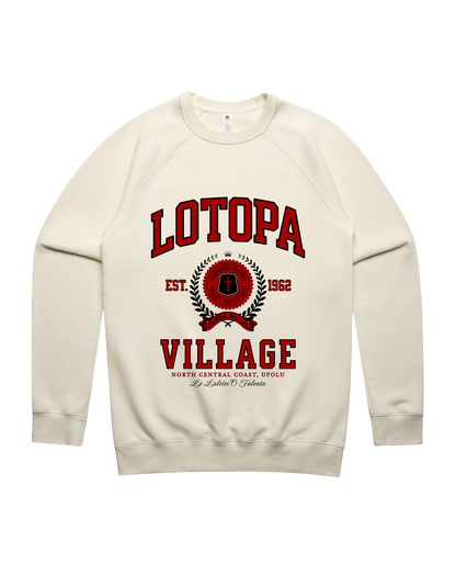 Lotopa Varsity Crewneck 5100 - AS Colour - Red Print