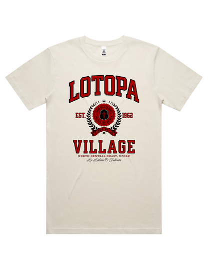 Lotopa Varsity Tee 5050 - AS Colour - Red Print