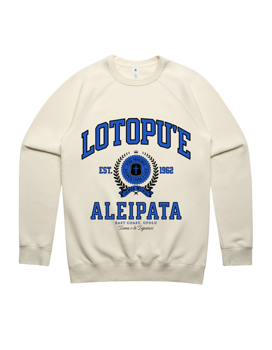 Lotopue Varsity Crewneck 5100 - AS Colour - Mid Blue Print