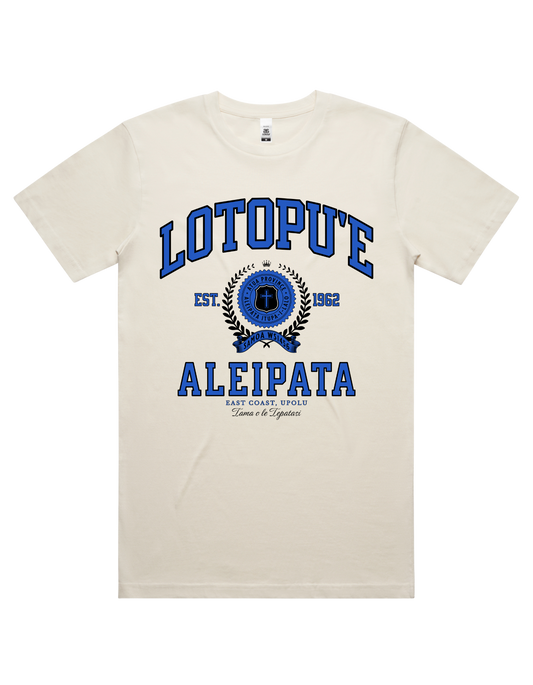 Lotopue Varsity Tee 5050 - AS Colour - Mid Blue Print