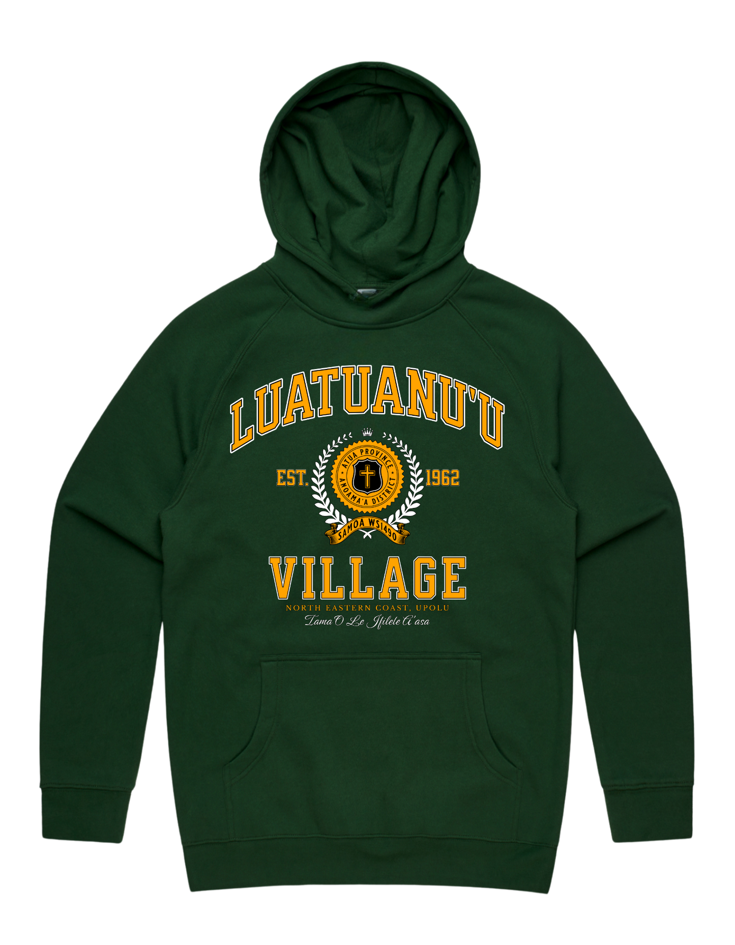 Luatuanu'u Varsity Hood 5101 - AS Colour - Gold Print