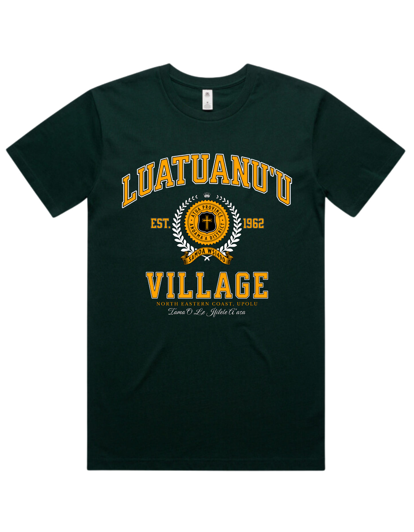 Luatuanu'u Varsity Tee 5050 - AS Colour - Gold Print