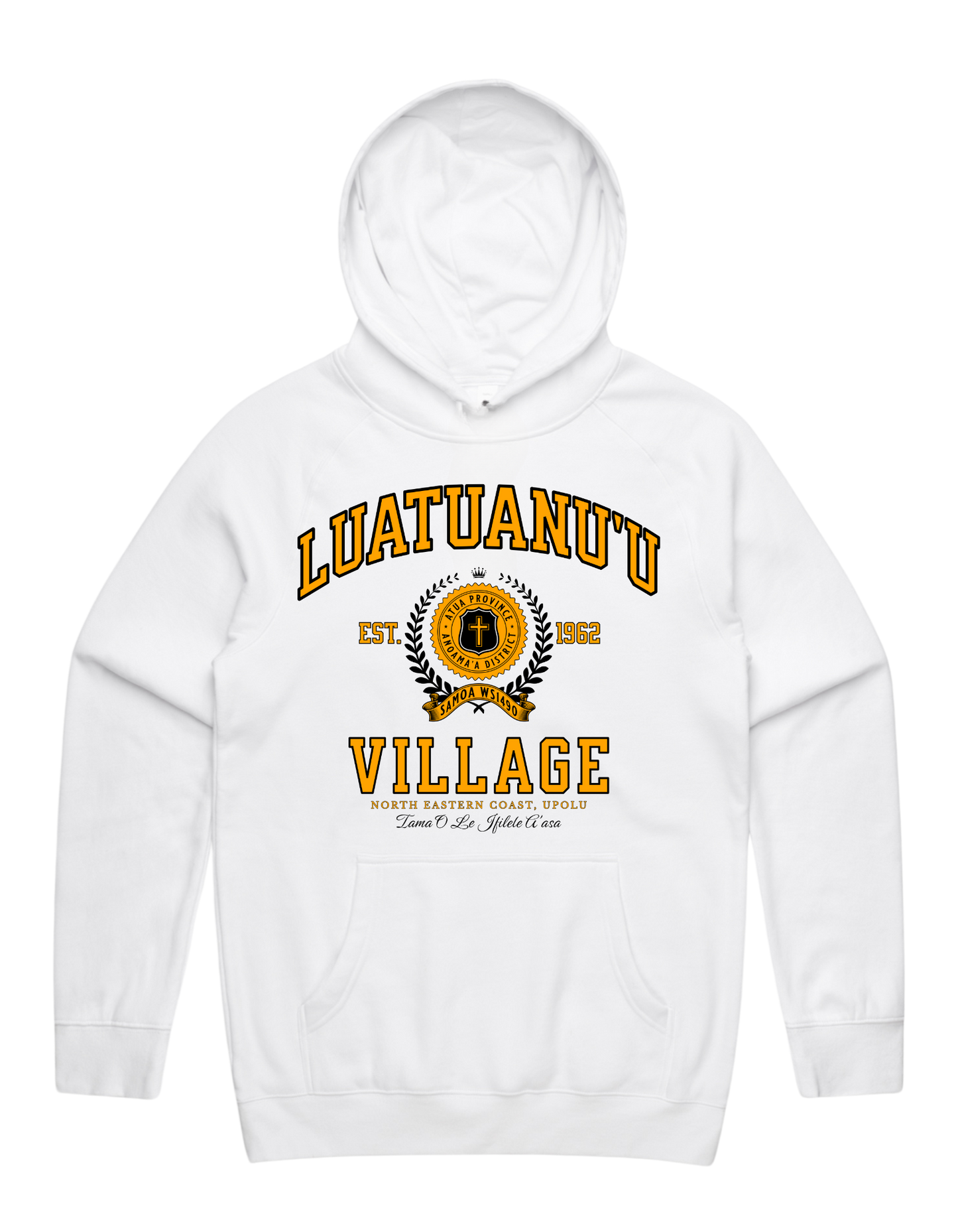 Luatuanu'u Varsity Hood 5101 - AS Colour - Gold Print