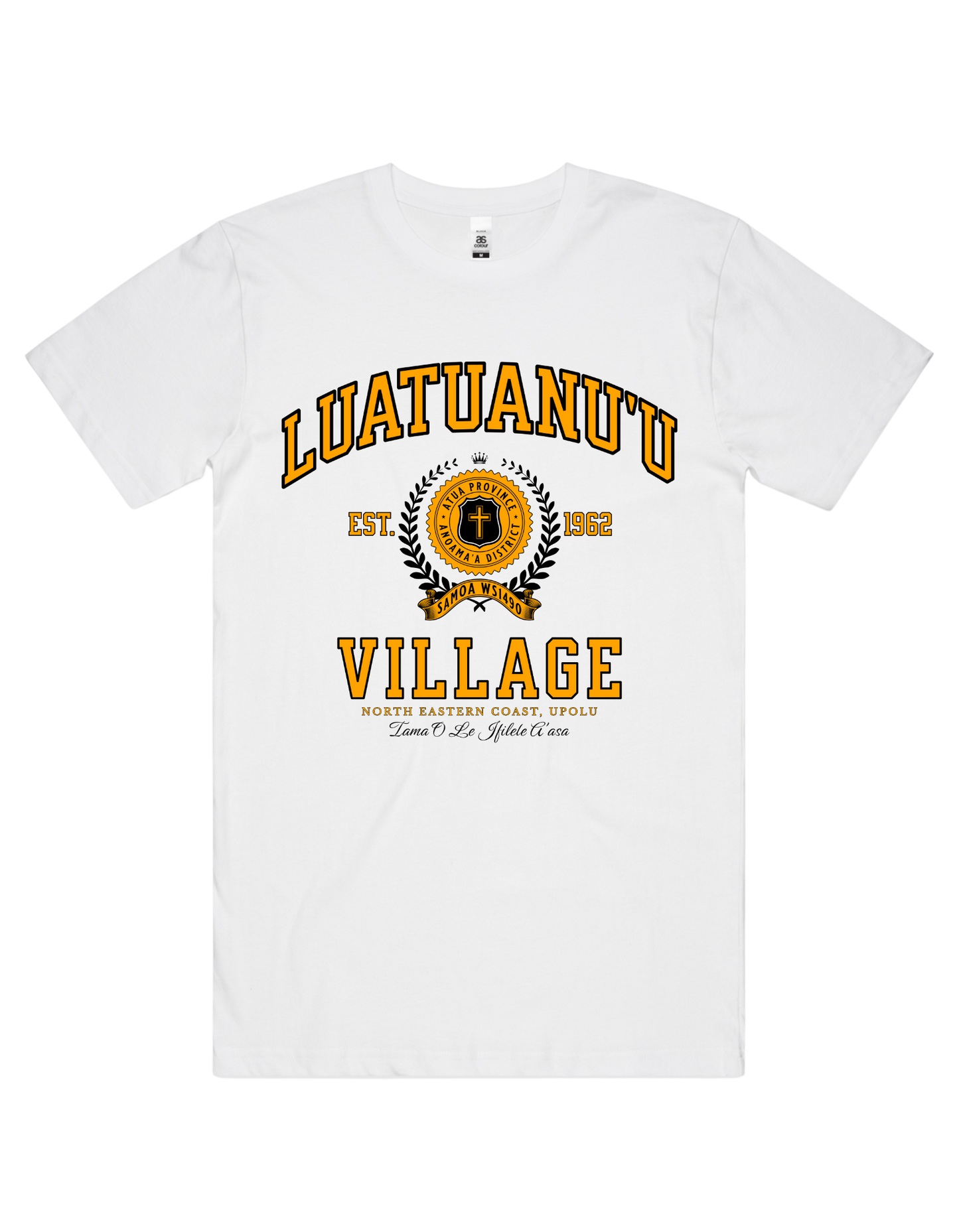 Luatuanu'u Varsity Tee 5050 - AS Colour - Gold Print