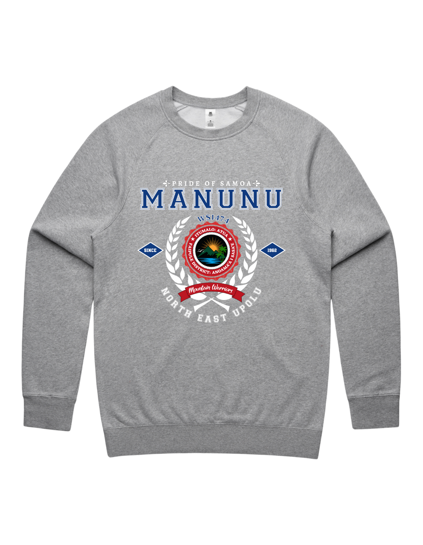Manunu Crewneck 5100 - AS Colour