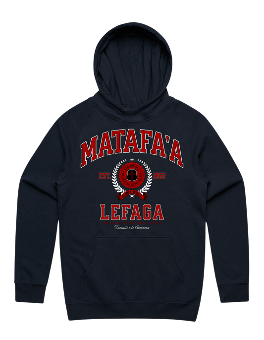 Matafa'a Lefaga Varsity Hood 5101 - AS Colour - Red Print