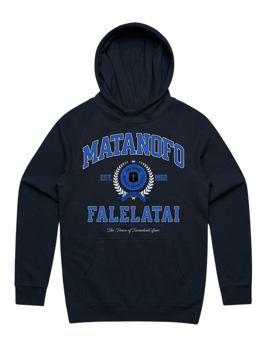 Matanofo Varsity Hood 5101 - AS Colour - Mid Blue Print
