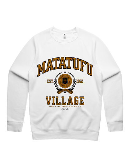 Matatufu Varsity Crewneck 5100 - AS Colour - Brown Print