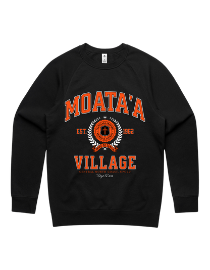 Moata'a Varsity Crewneck 5100 - AS Colour - Orange Print