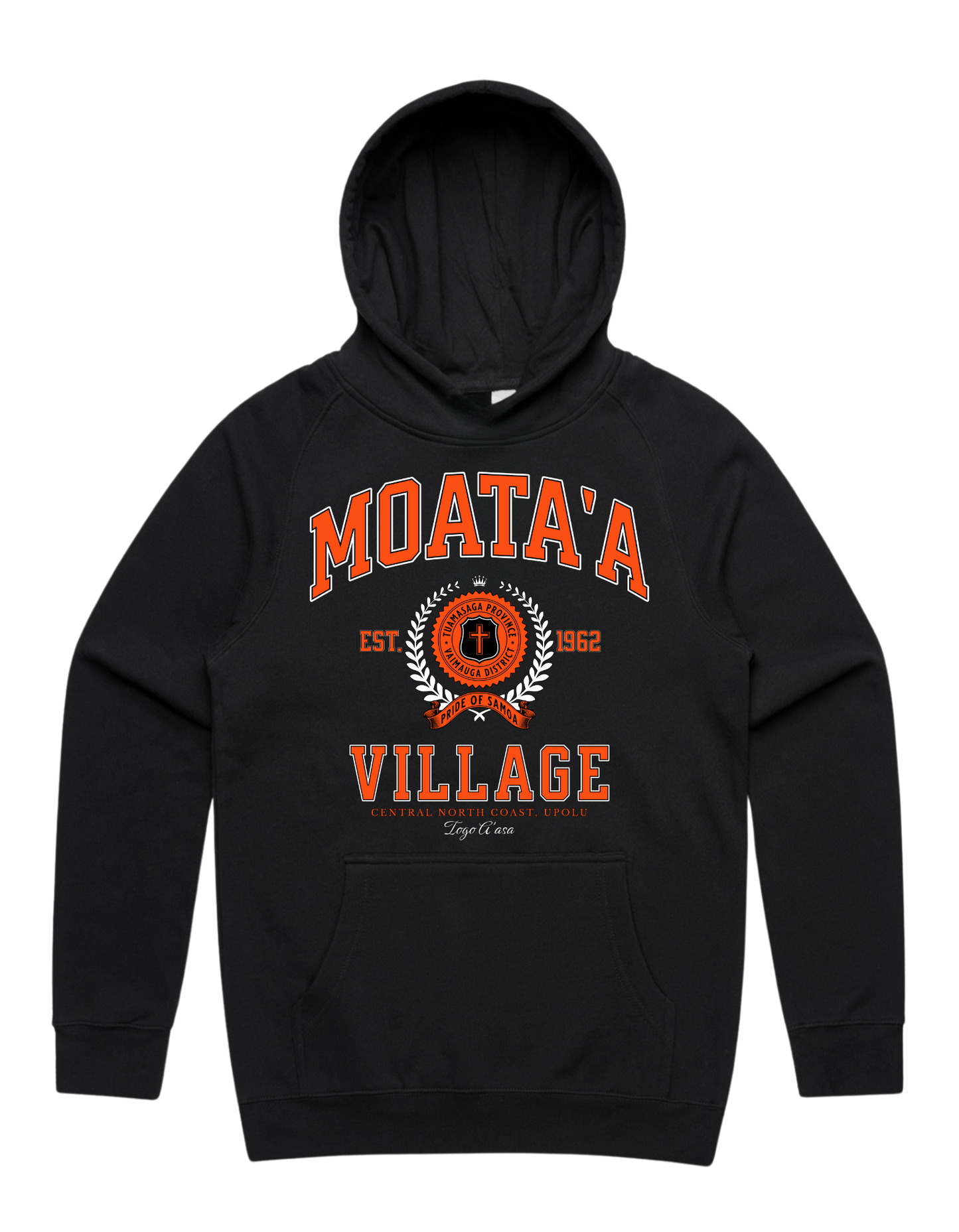 Moata'a Varsity Hood 5101 - AS Colour - Orange Print