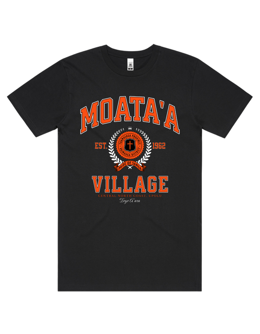 Moata'a Varsity Tee 5050 - AS Colour - Orange Print