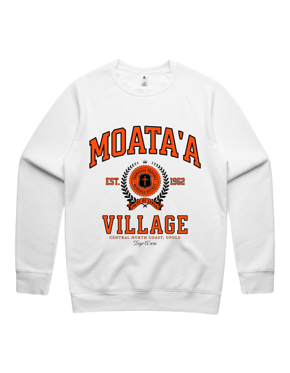 Moata'a Varsity Crewneck 5100 - AS Colour - Orange Print