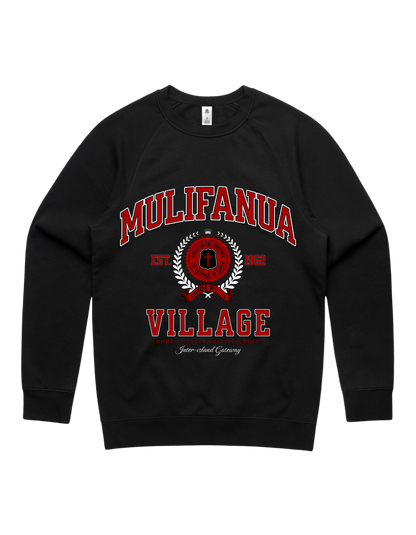 Mulifanua Varsity Crewneck 5100 - AS Colour - Red Print