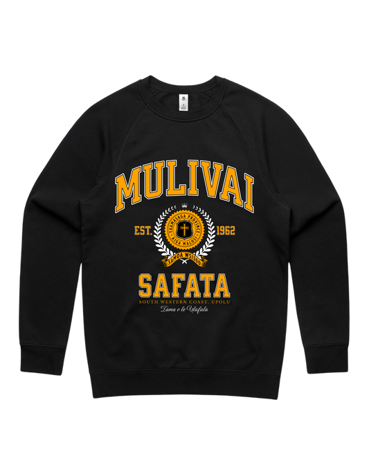 Mulivai Varsity Crewneck 5100 - AS Colour - Gold Print