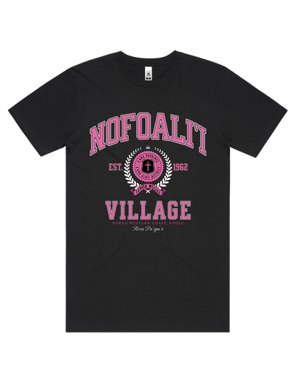 Nofoali'i Varsity Tee 5050 - AS Colour - Pink Print