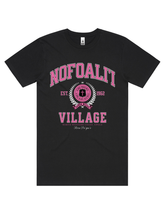 Nofoali'i Varsity Tee 5050 - AS Colour - Pink Print