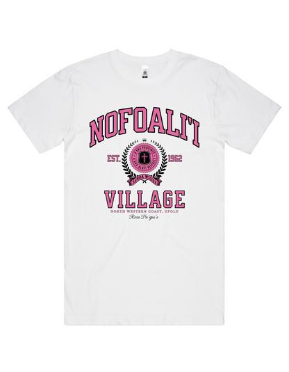 Nofoali'i Varsity Tee 5050 - AS Colour - Pink Print