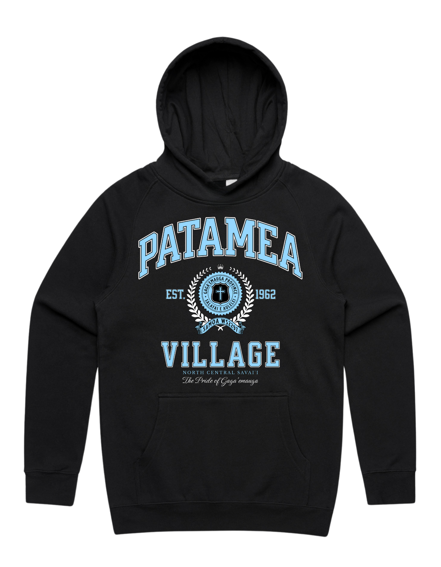 Patamea Varsity Supply Hood 5101 - AS Colour - Sky Blue Print