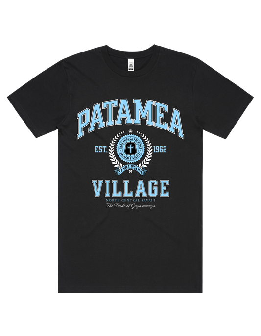 Patamea Varsity Tee 5050 - AS Colour - Sky Blue Print