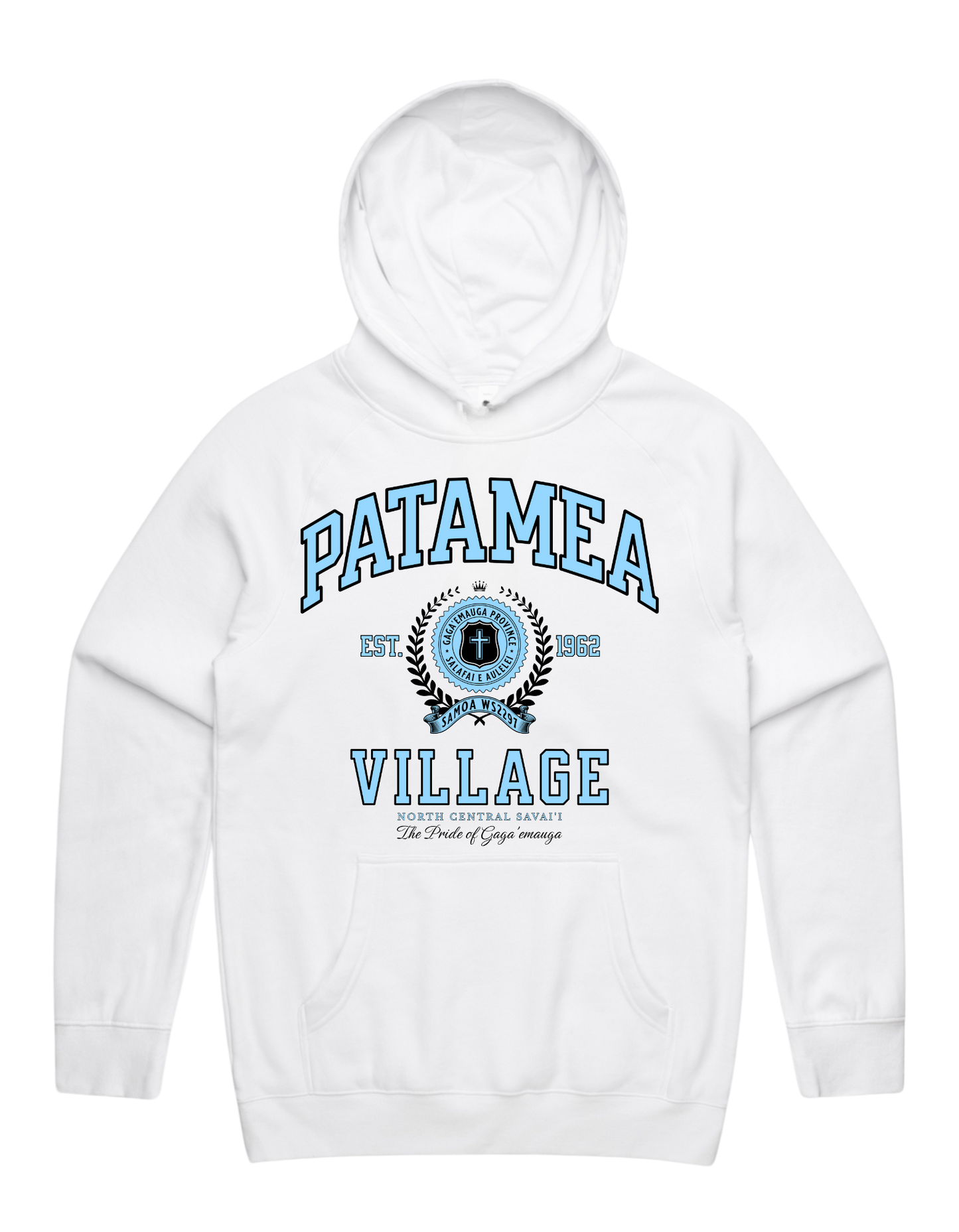 Patamea Varsity Supply Hood 5101 - AS Colour - Sky Blue Print